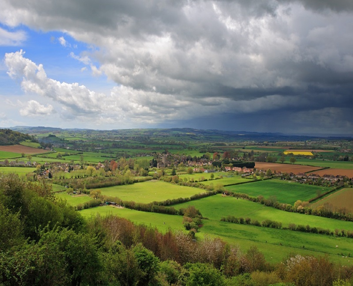 Somerset patchwork landscape
