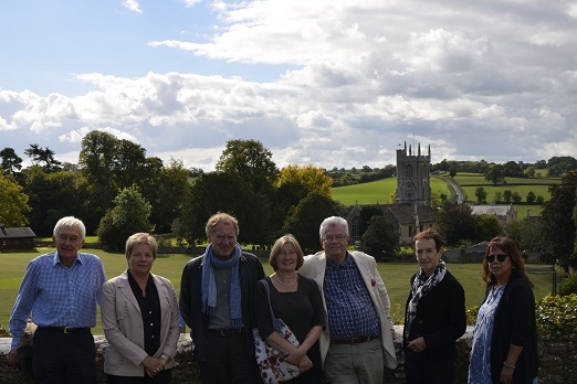 Sir Andrew Motion, CPRE President, visits Norton St Philp, Sept 2014