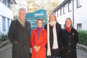 Mendip District Group volunteers visting Mendip District Council Planning Policy Dept