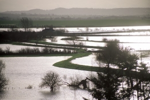 Flooding on Somerset Levels